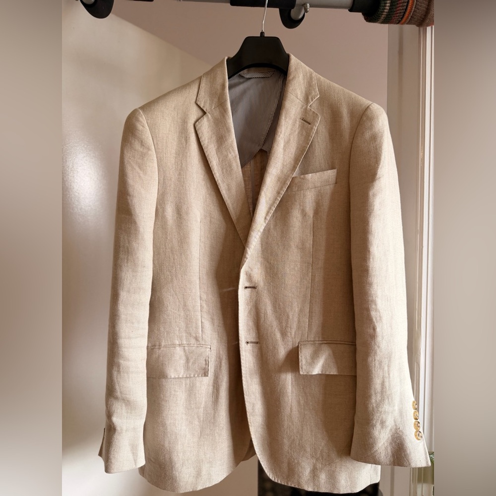 Todd Snyder Beige Linen Sport Coat